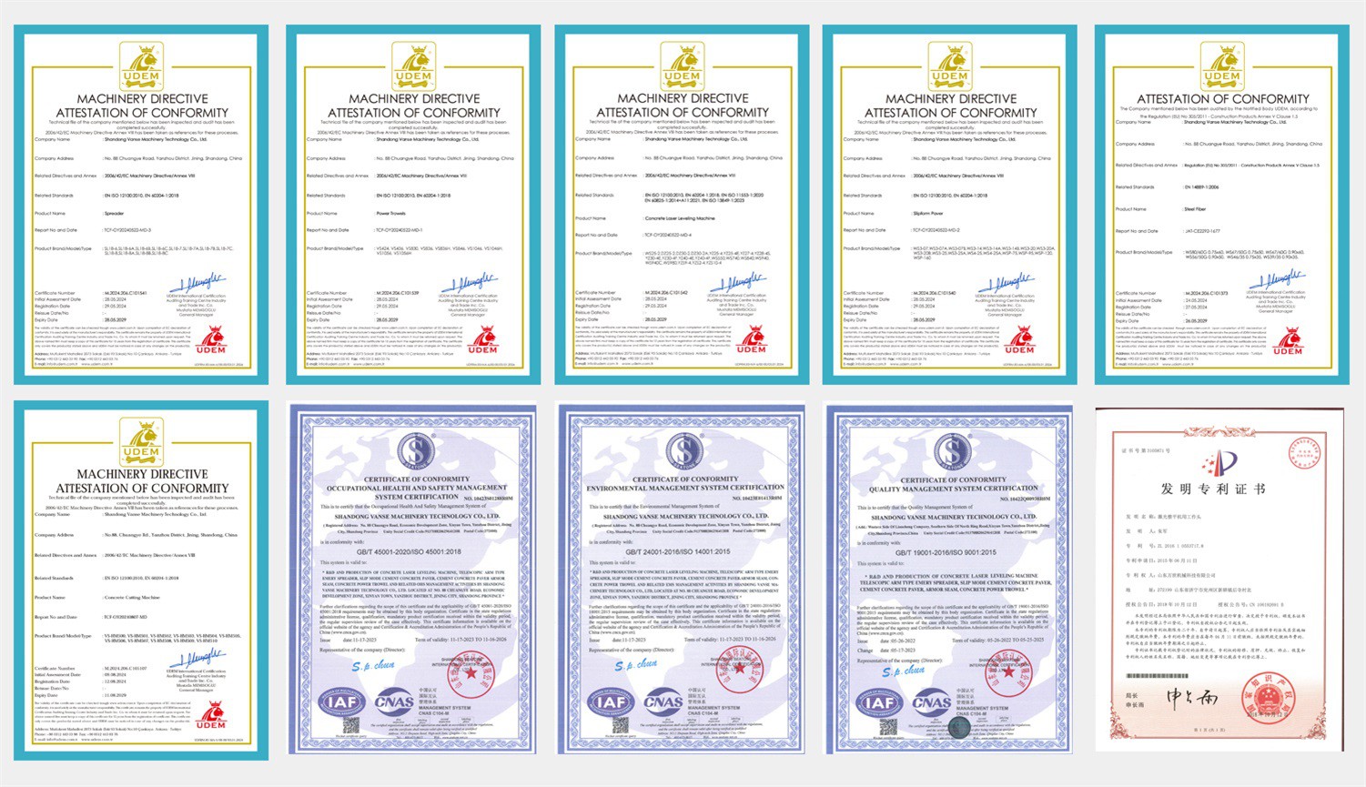 concrete vibration leveling floor leveling machine